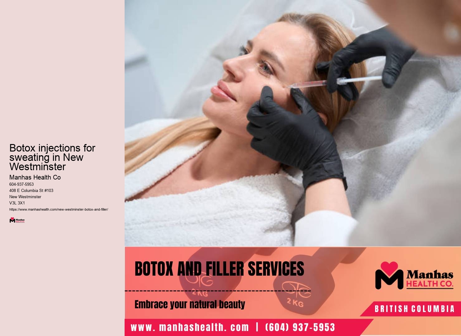 Non-surgical facial treatments in New Westminster