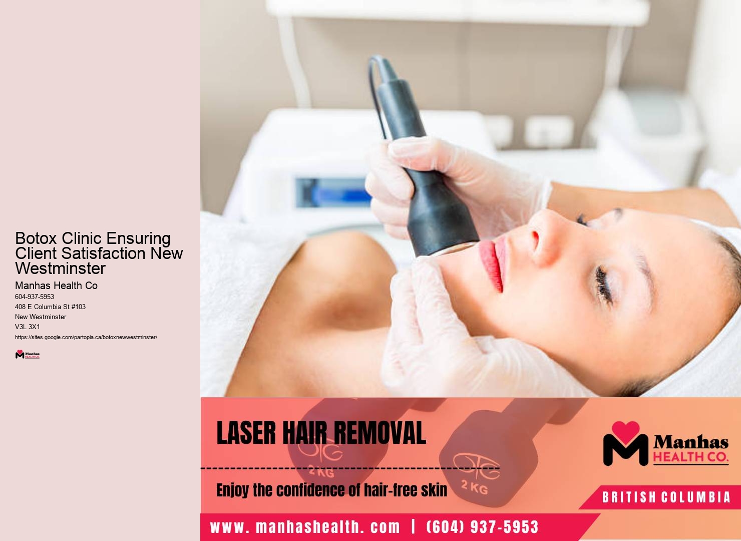 Comprehensive facial care in New Westminster