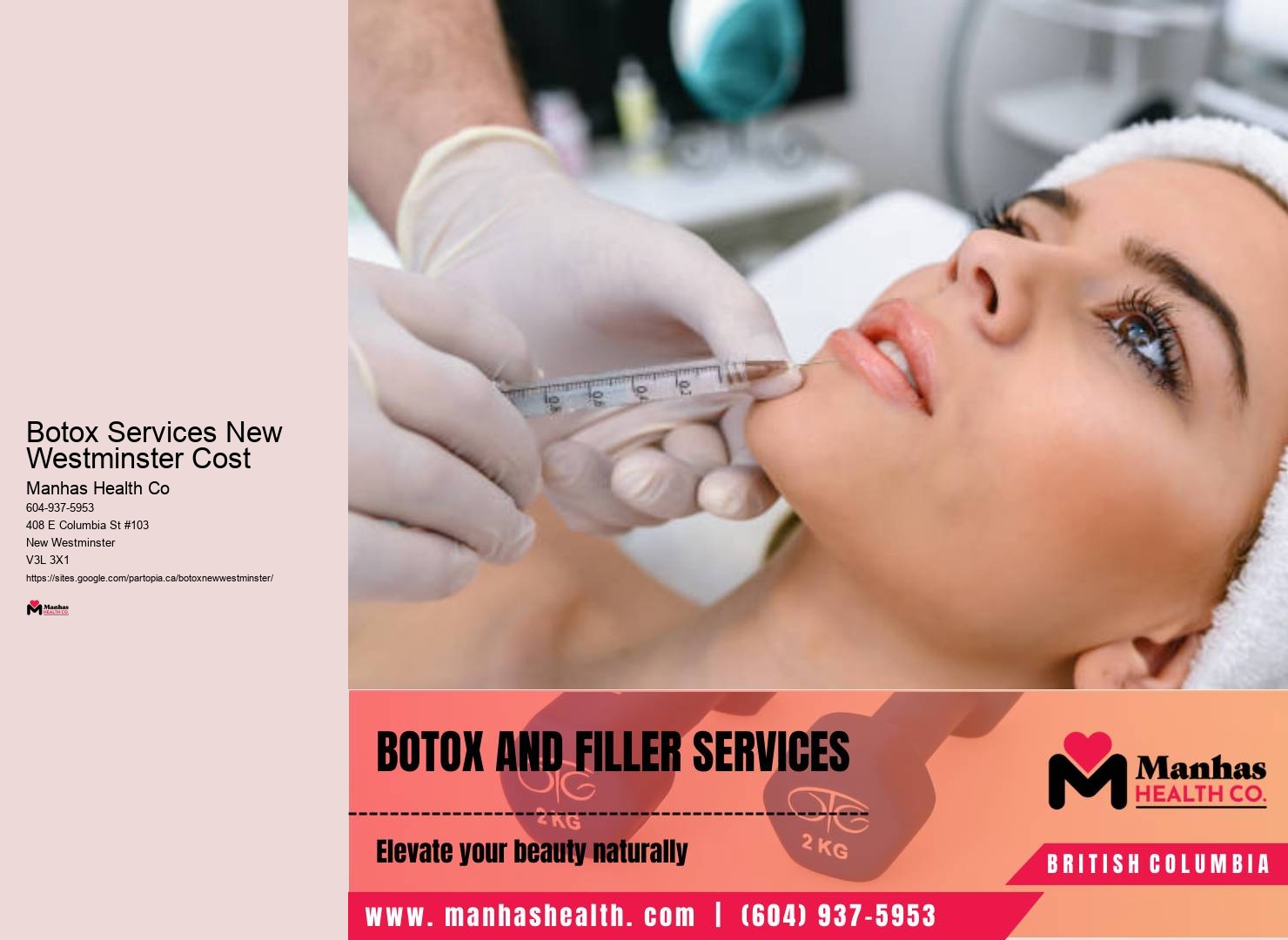 Customized Botox plans in New Westminster