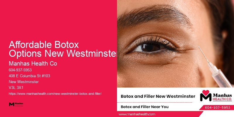 Botox for a defined jawline Affordable Botox Options New Westminster