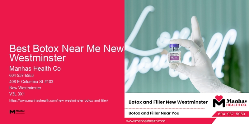 Botox services for fine lines Best Botox Near Me New Westminster