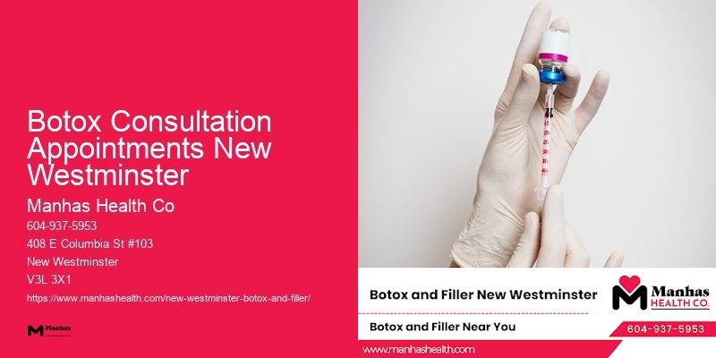Botox treatment cost breakdown Botox Consultation Appointments New Westminster