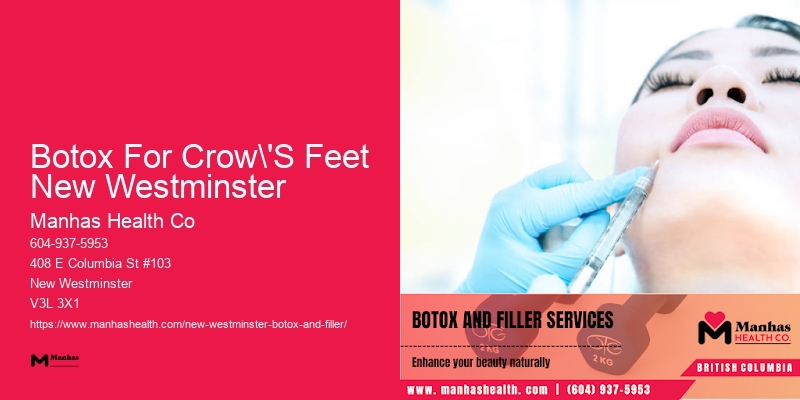 Botox for forehead wrinkles Botox For Crow'S Feet New Westminster