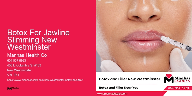Botox at-home aftercare Botox For Jawline Slimming New Westminster