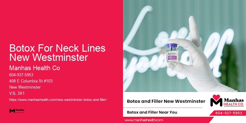 Affordable Botox offers Botox For Neck Lines New Westminster