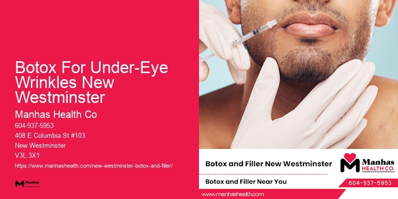 Botox for sagging skin treatment Botox For Under-Eye Wrinkles New Westminster