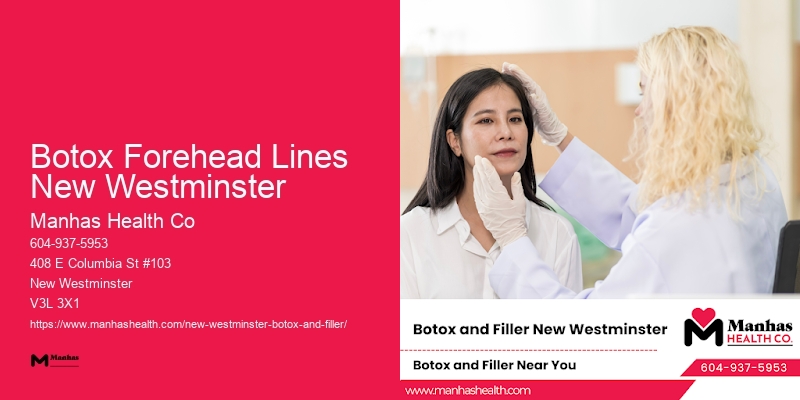 Botox for non-surgical brow lift Botox Forehead Lines New Westminster