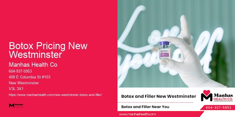 Botox for sagging skin treatment Botox Pricing New Westminster