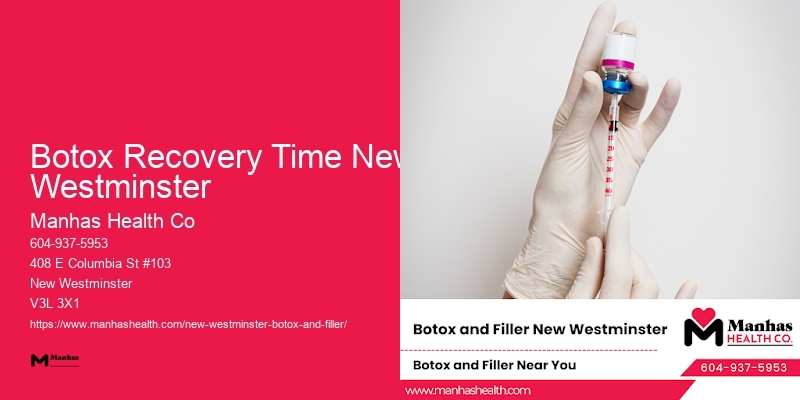 Botox for facial wrinkles Botox Recovery Time New Westminster