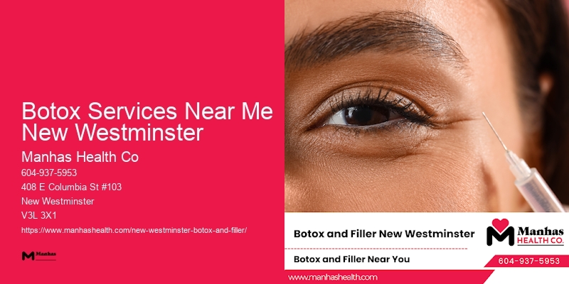 Botox for crow’s feet Botox Services Near Me New Westminster