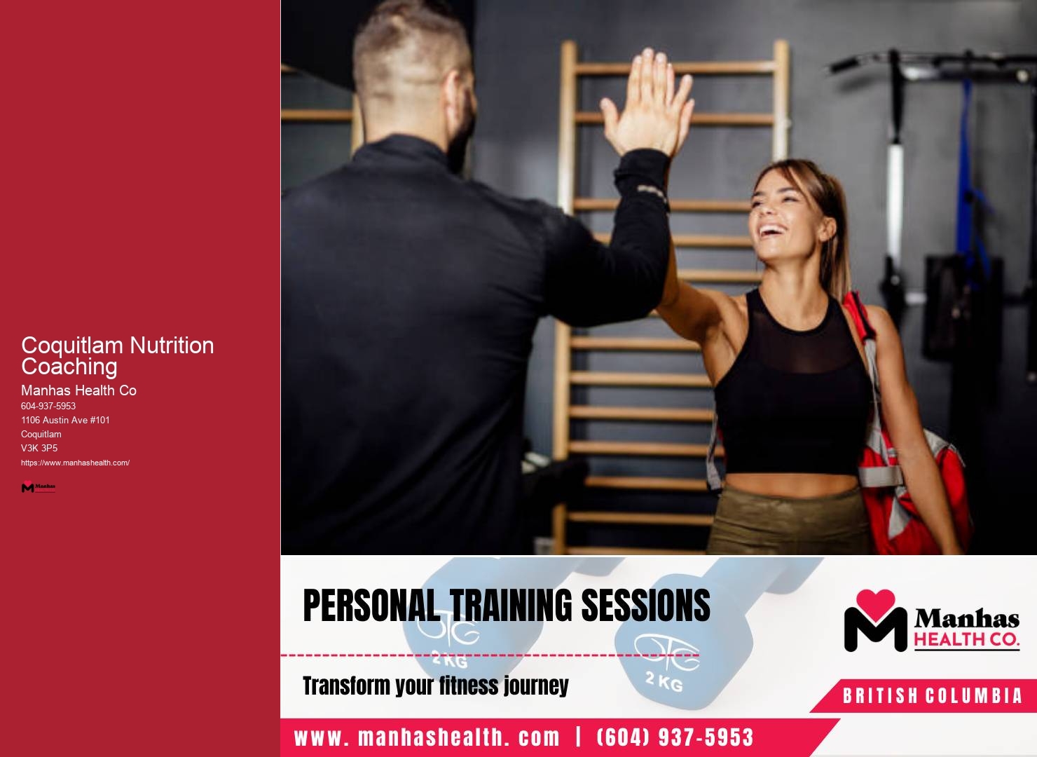 Personal Training for Mental Wellness Coquitlam Nutrition Coaching