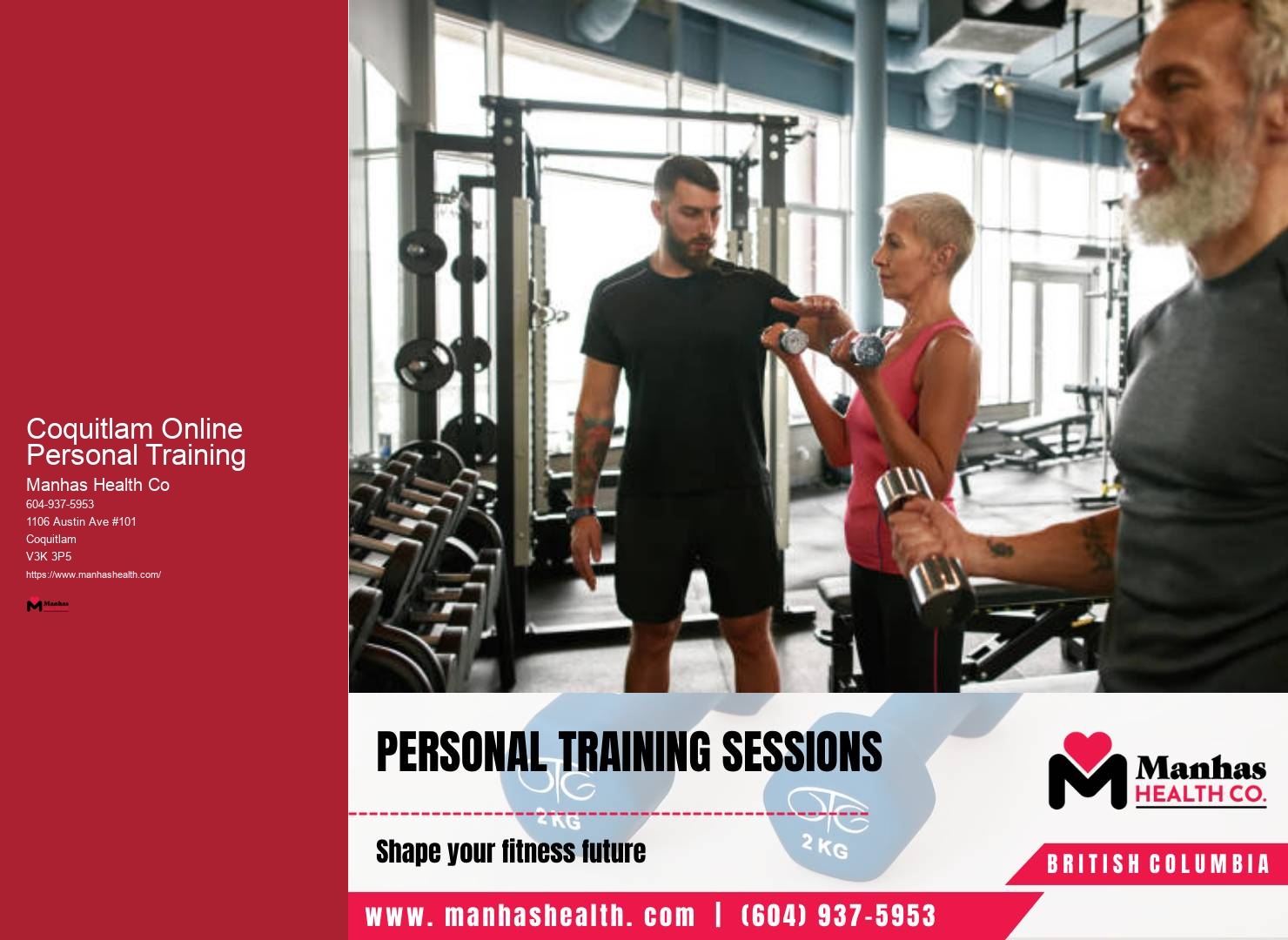 Personal Trainers for Lifestyle Transformation Coquitlam Online Personal Training