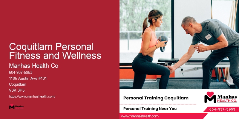 Coquitlam Personal Fitness and Wellness Personal Training Packages