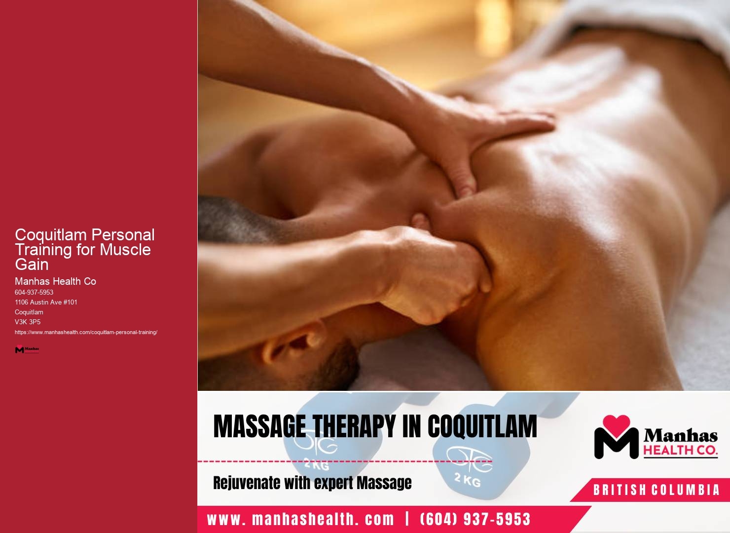 Coquitlam Personal Training for Muscle Gain Personal Trainers for Body Sculpting