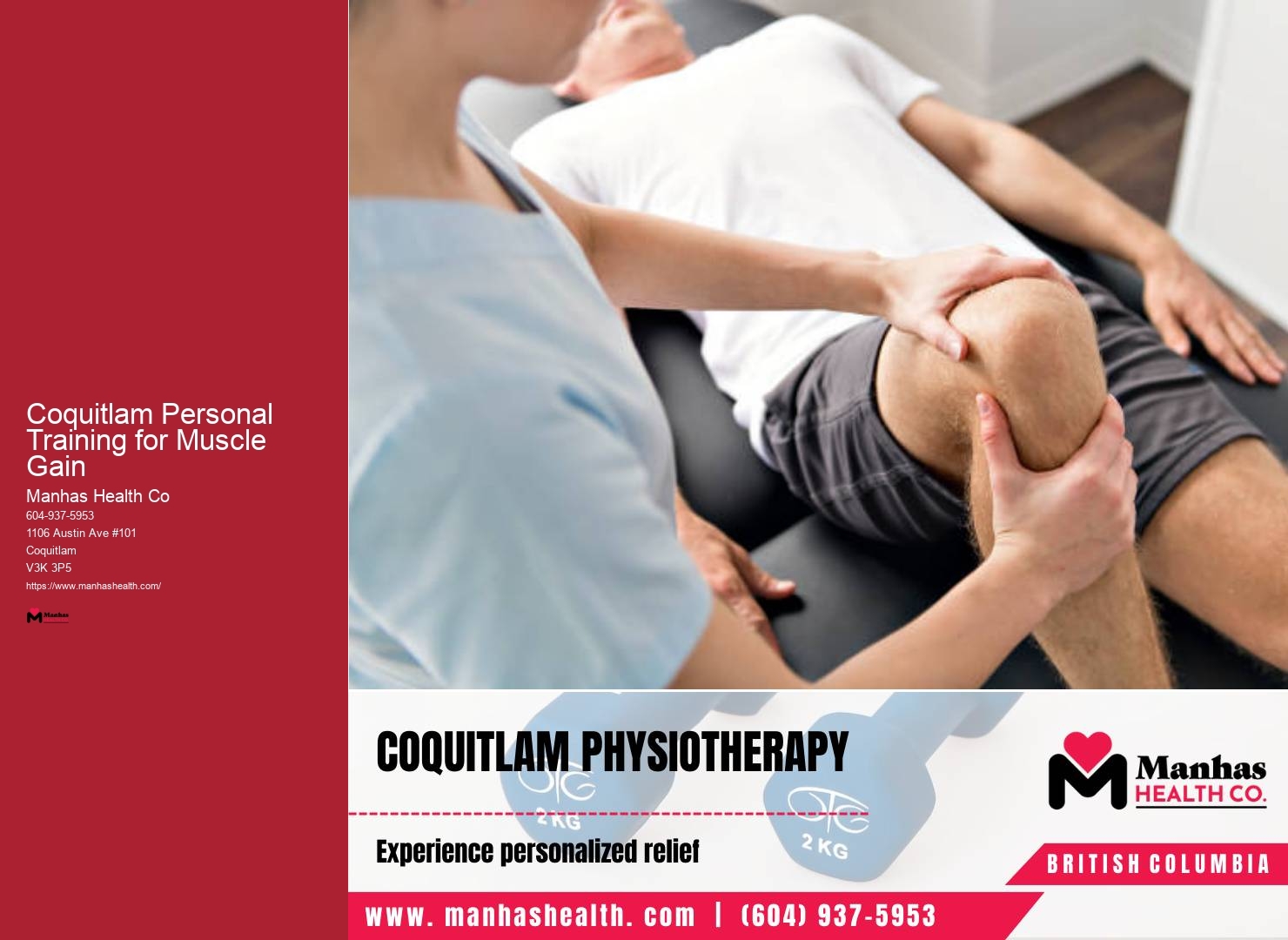 Coquitlam Personal Training for Muscle Gain Personal Trainer with Nutritional Guidance