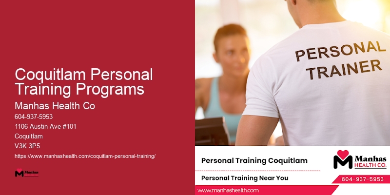 Personal Trainers for Balanced Fitness Coquitlam Personal Training Programs