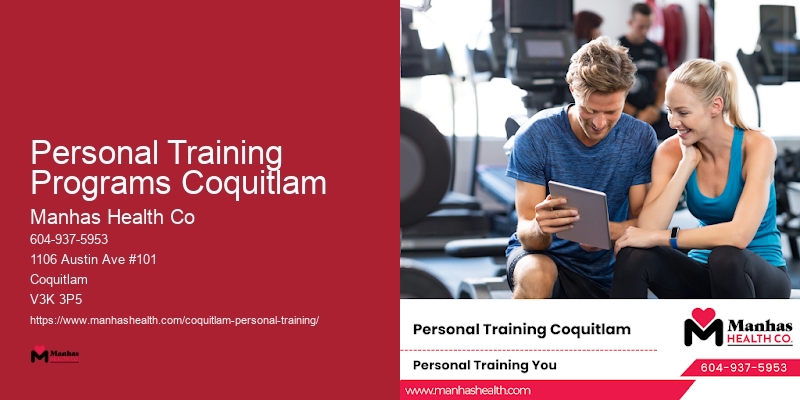 Personal Training Programs Coquitlam Senior Fitness Programs