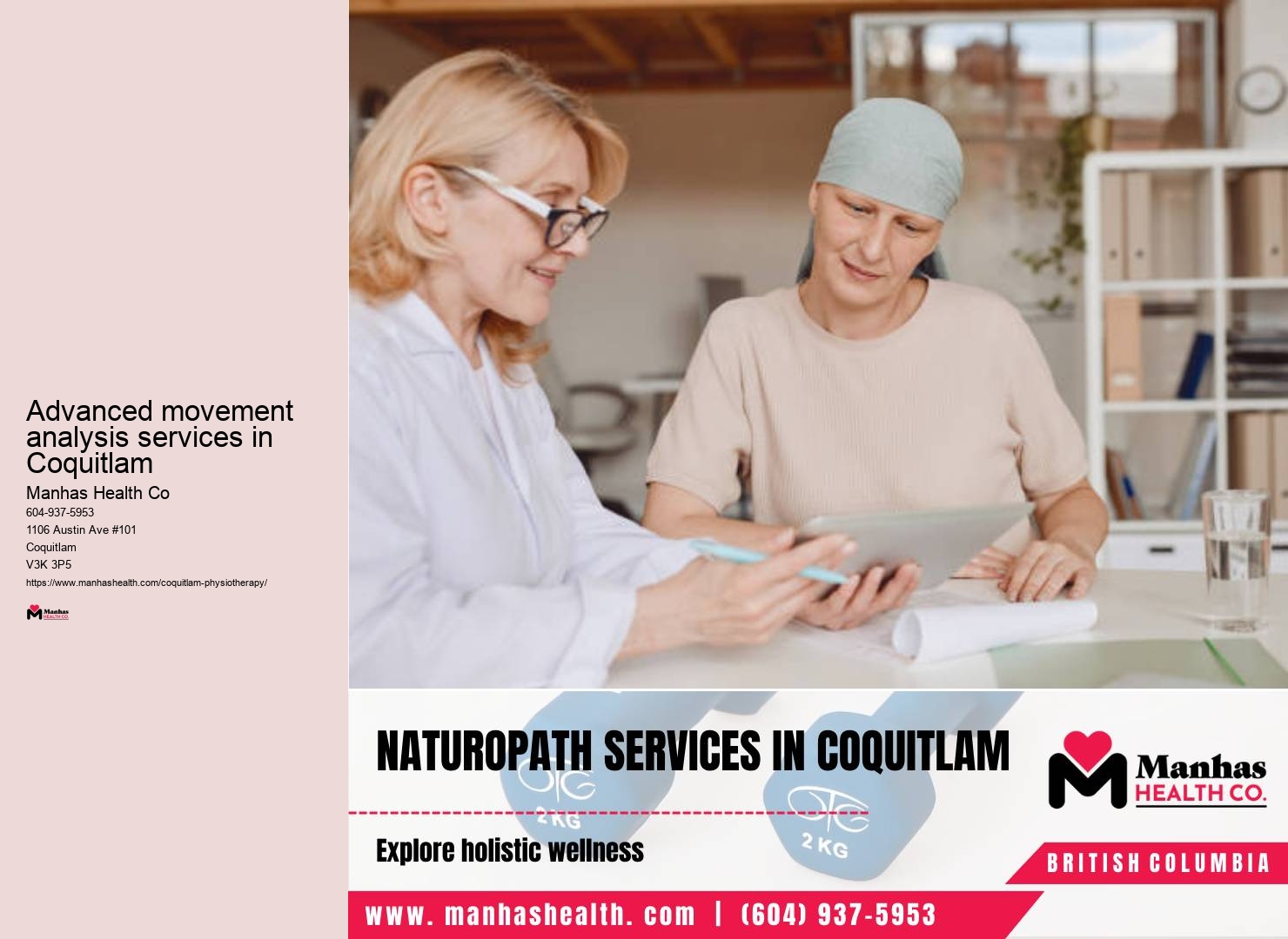 Physiotherapy treatments in Coquitlam