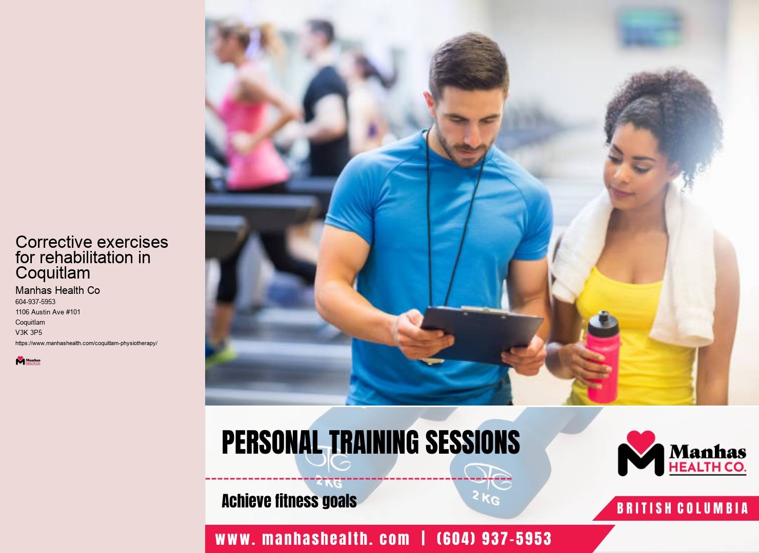 Cardiovascular conditioning programs in Coquitlam