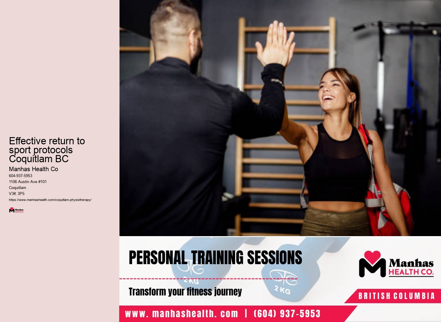 Manual therapy services Coquitlam 