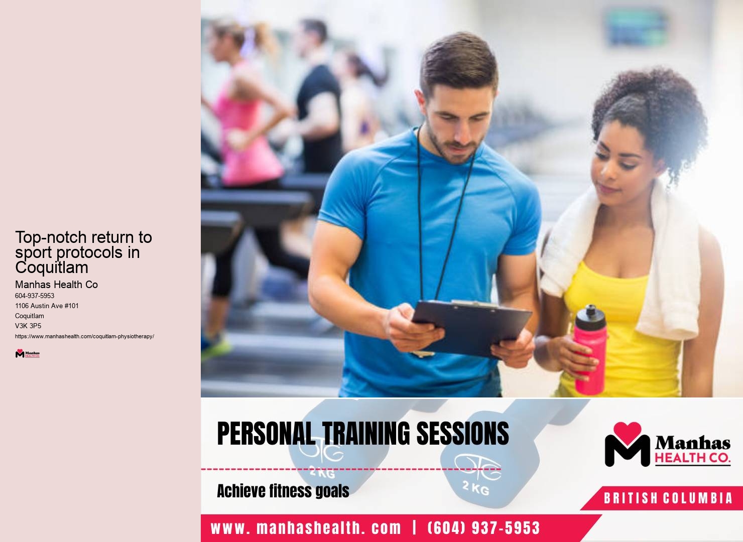 Exercise rehabilitation Coquitlam