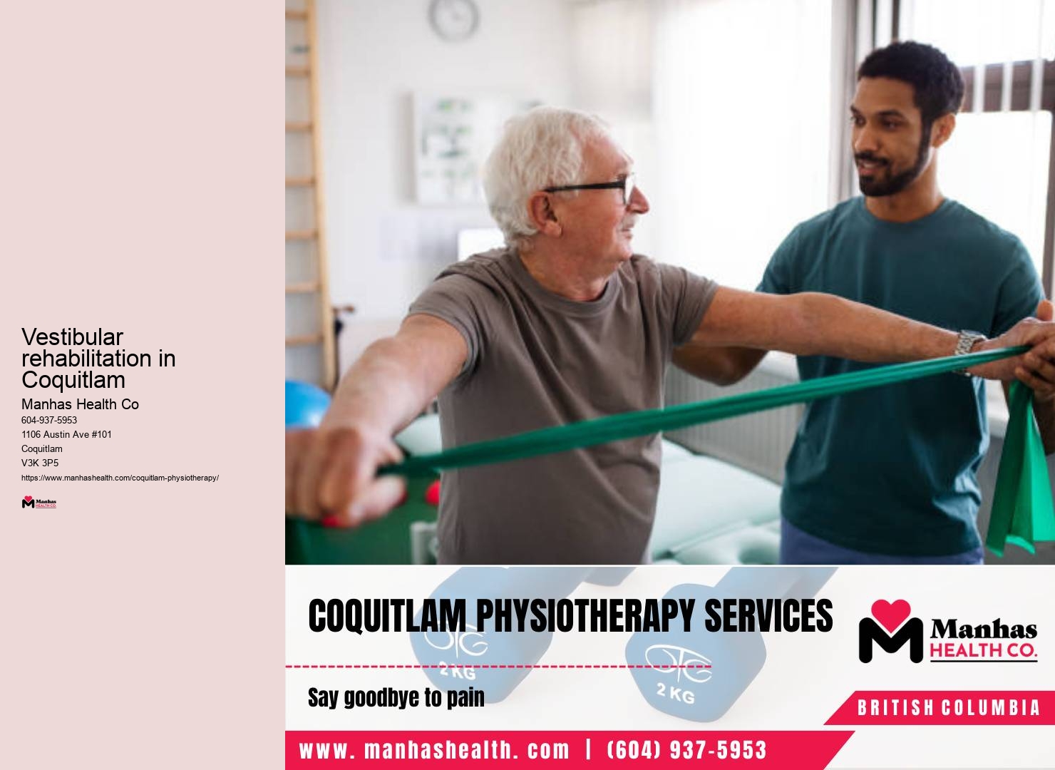 Vestibular rehabilitation in Coquitlam
