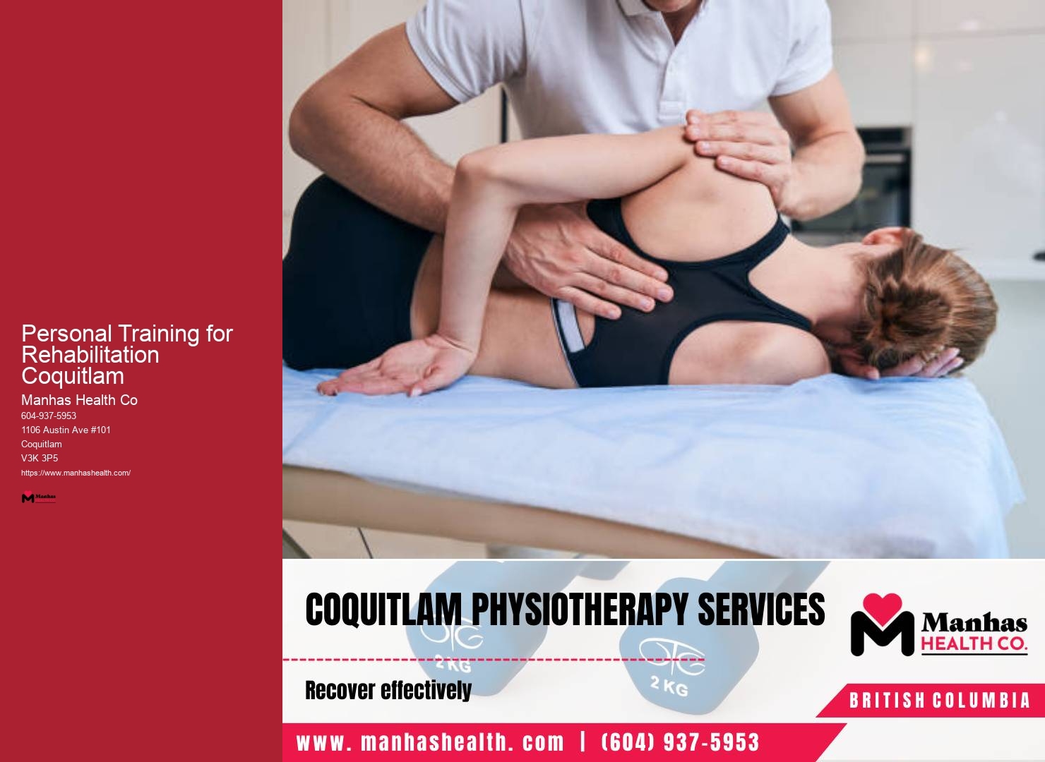Fitness training programs for injury recovery Personal Training for Rehabilitation Coquitlam