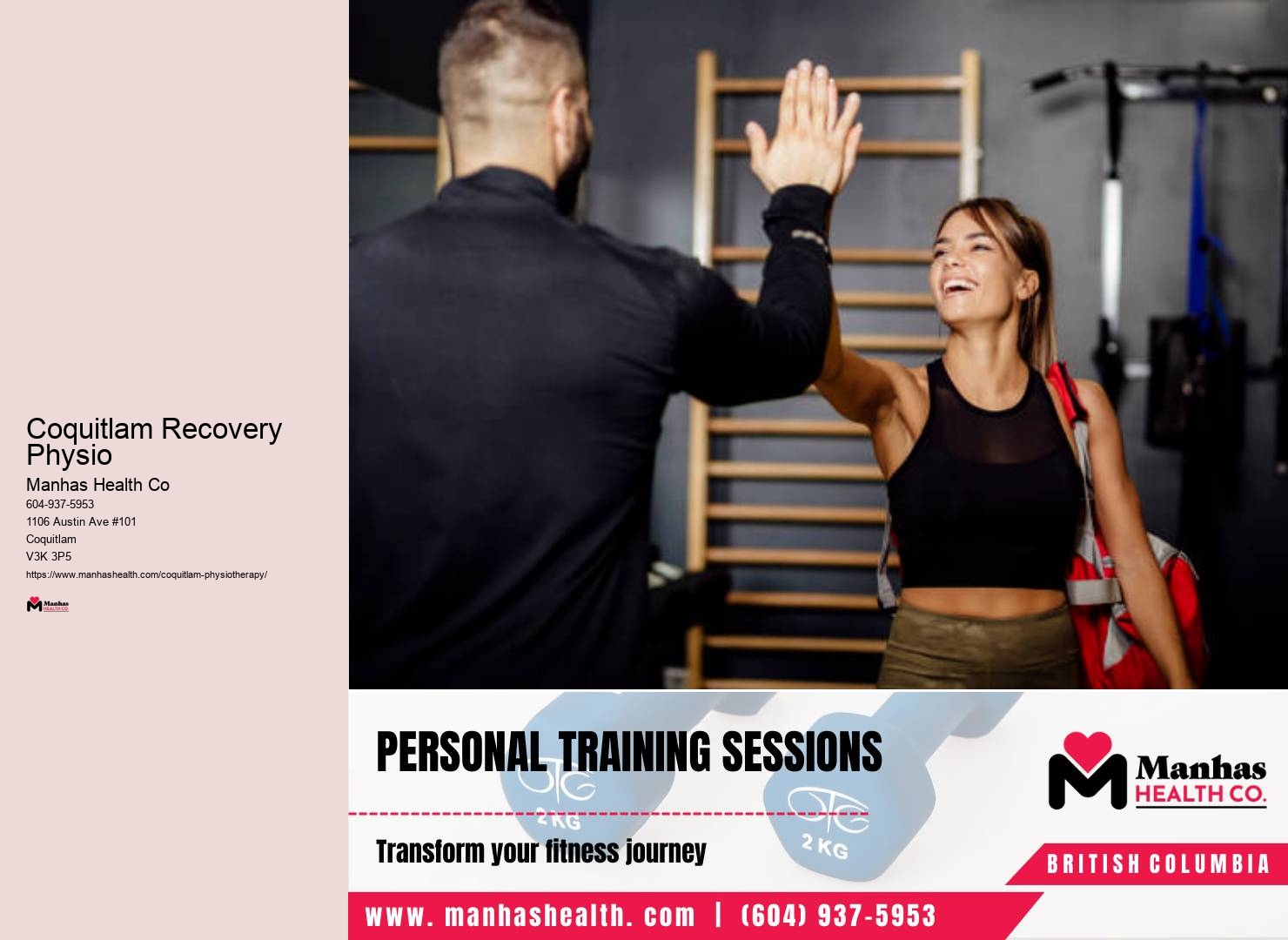 Top-notch Coquitlam Physical Therapy Facility