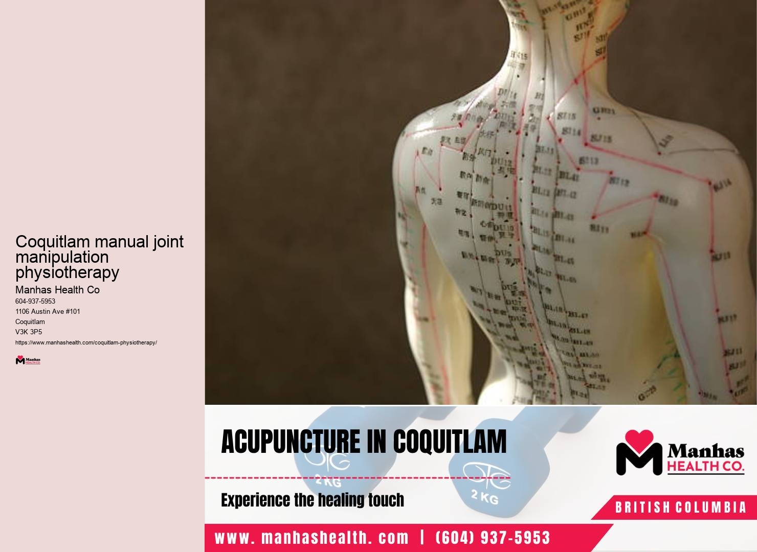 TMJ physiotherapy expert Coquitlam manual joint manipulation physiotherapy
