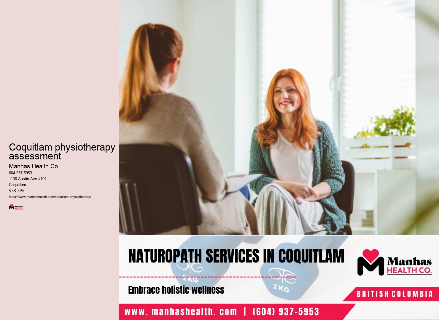 Coquitlam physiotherapy assessment Physio Services