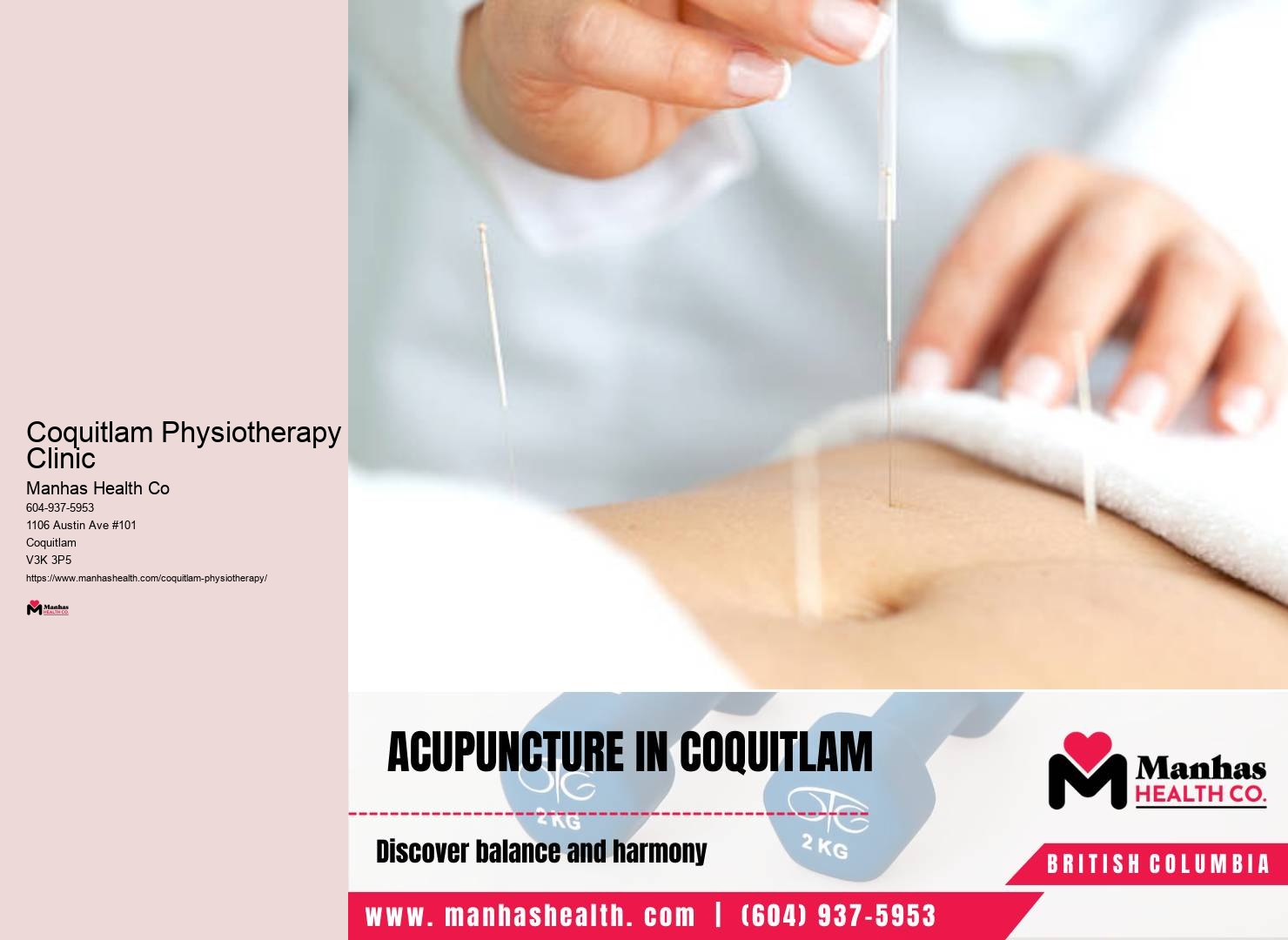 Home physiotherapy Coquitlam Physiotherapy Clinic