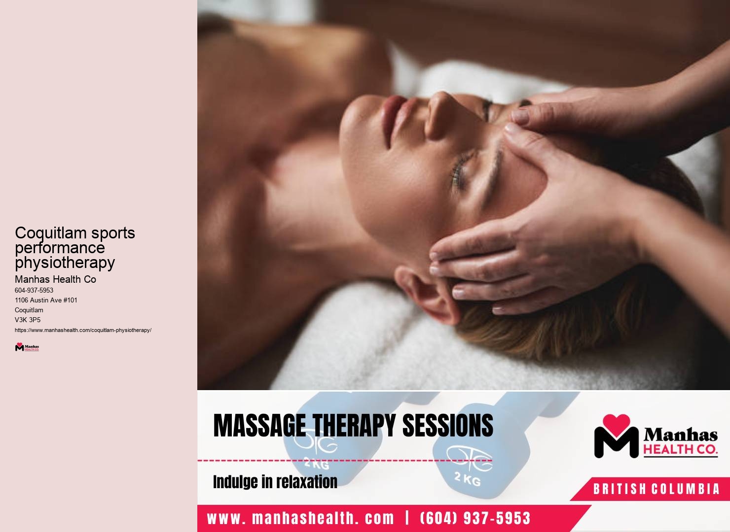 Physiotherapy clinic nearby Coquitlam sports performance physiotherapy