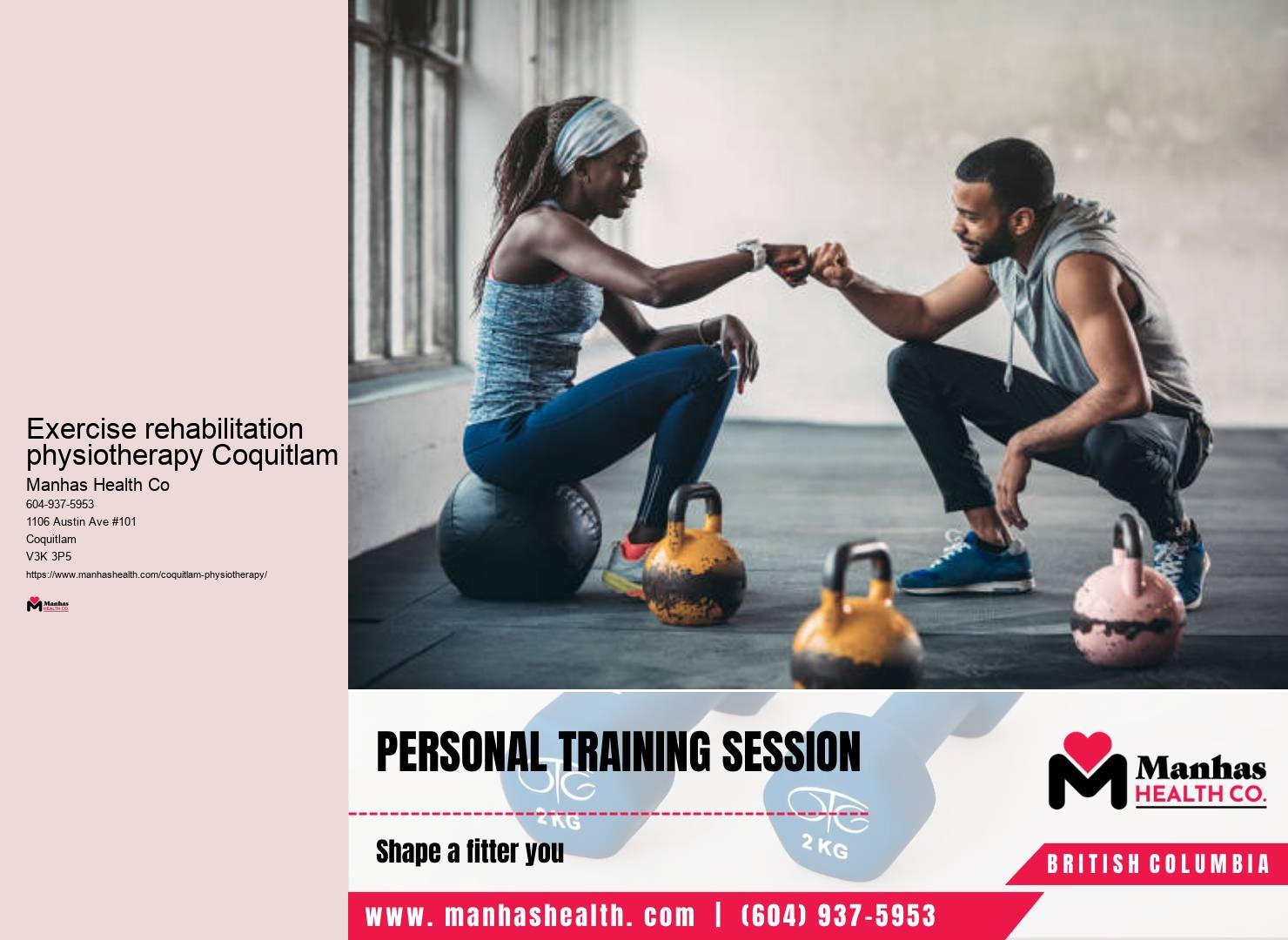 Physiotherapy for elderly Exercise rehabilitation physiotherapy Coquitlam