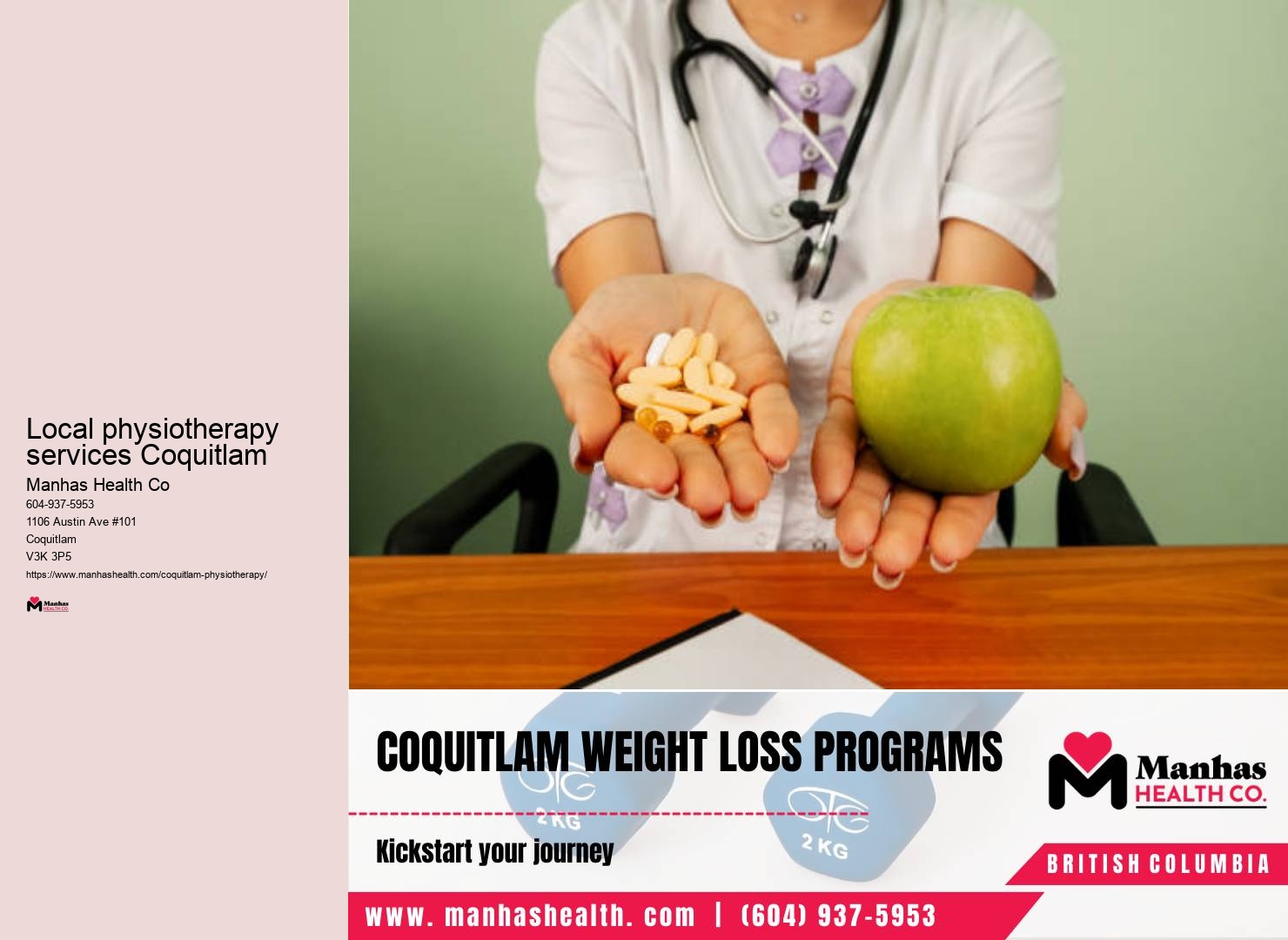 Best physiotherapy treatments Local physiotherapy services Coquitlam