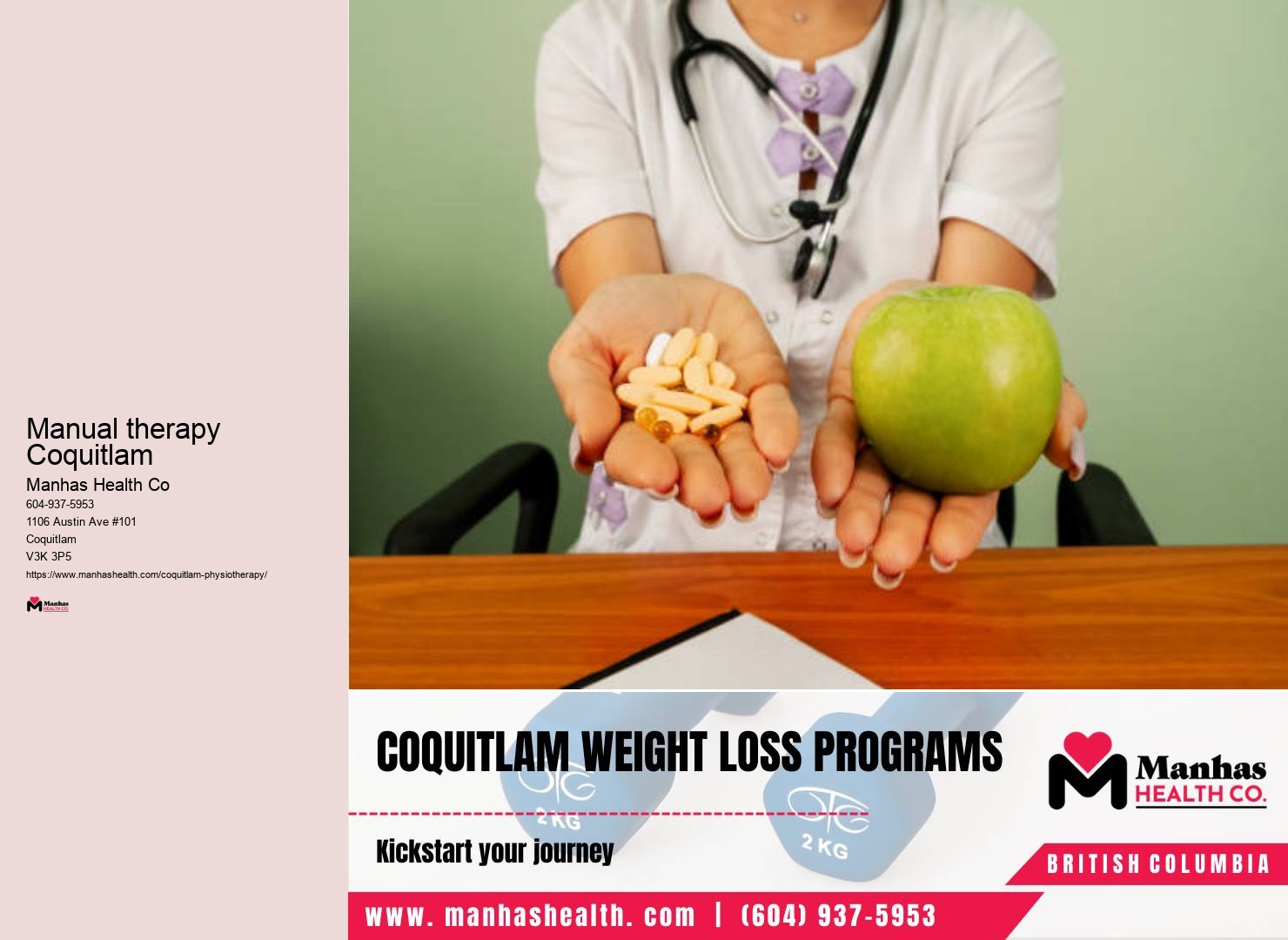 Experienced physiotherapist Manual therapy Coquitlam