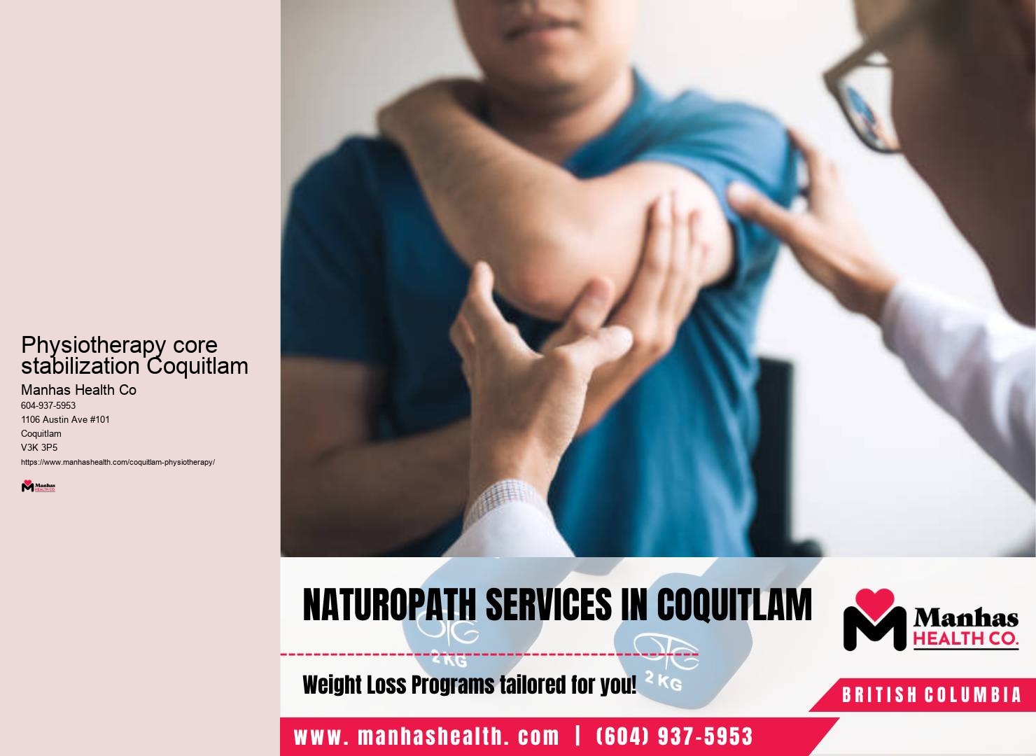 Affordable physiotherapy sessions in Physiotherapy core stabilization Coquitlam