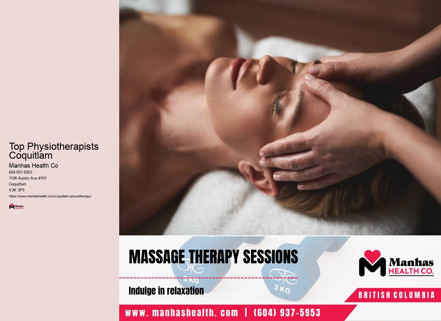 TMJ treatment Top Physiotherapists Coquitlam