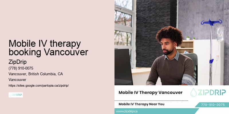 Mobile IV therapy booking Vancouver