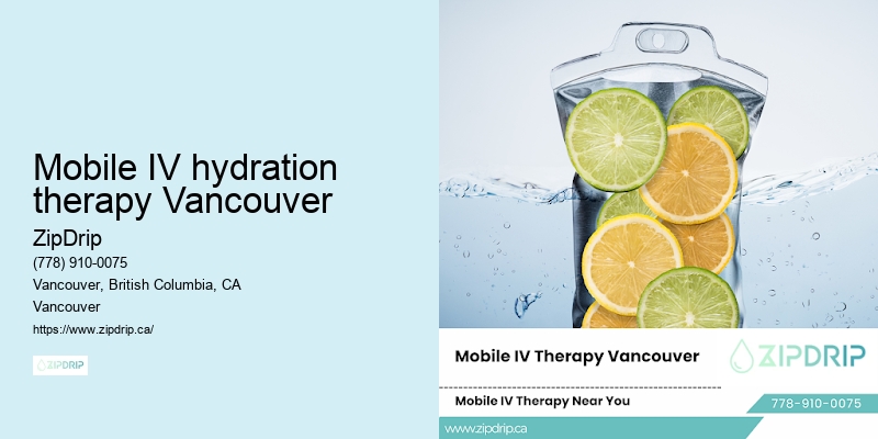 Mobile IV hydration therapy Vancouver