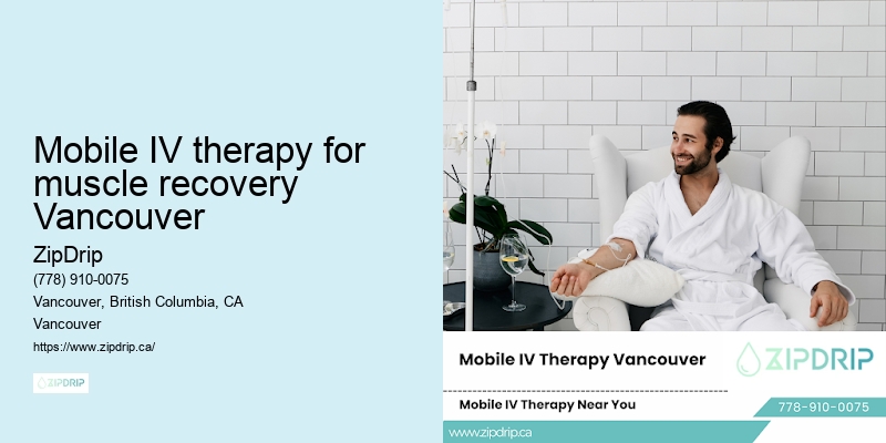 Mobile IV therapy for muscle recovery Vancouver