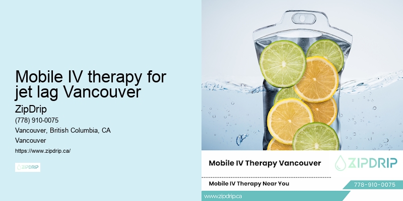 Mobile IV therapy for jet lag Vancouver