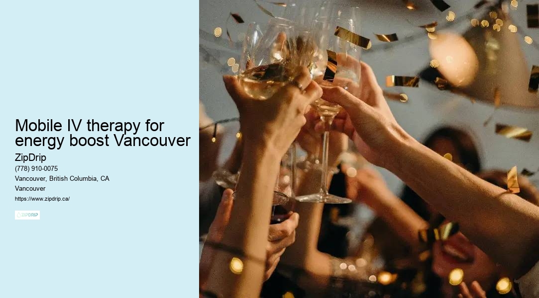Rapid IV Therapy Mobile IV therapy for energy boost Vancouver