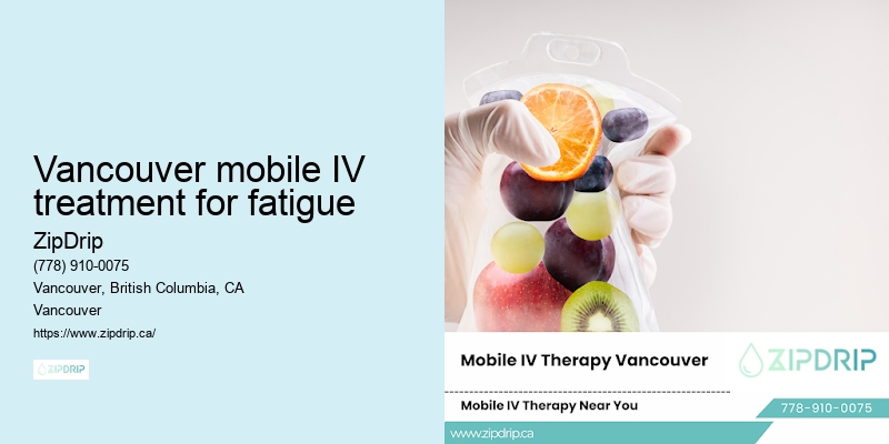 Vancouver mobile IV treatment for fatigue