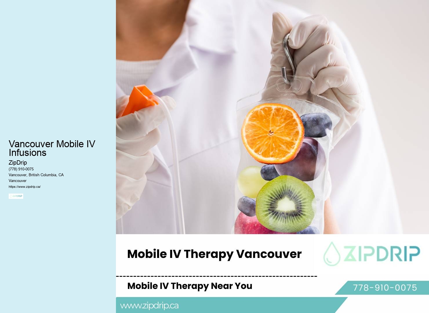 IV Therapy for Athletes Vancouver Mobile IV Infusions