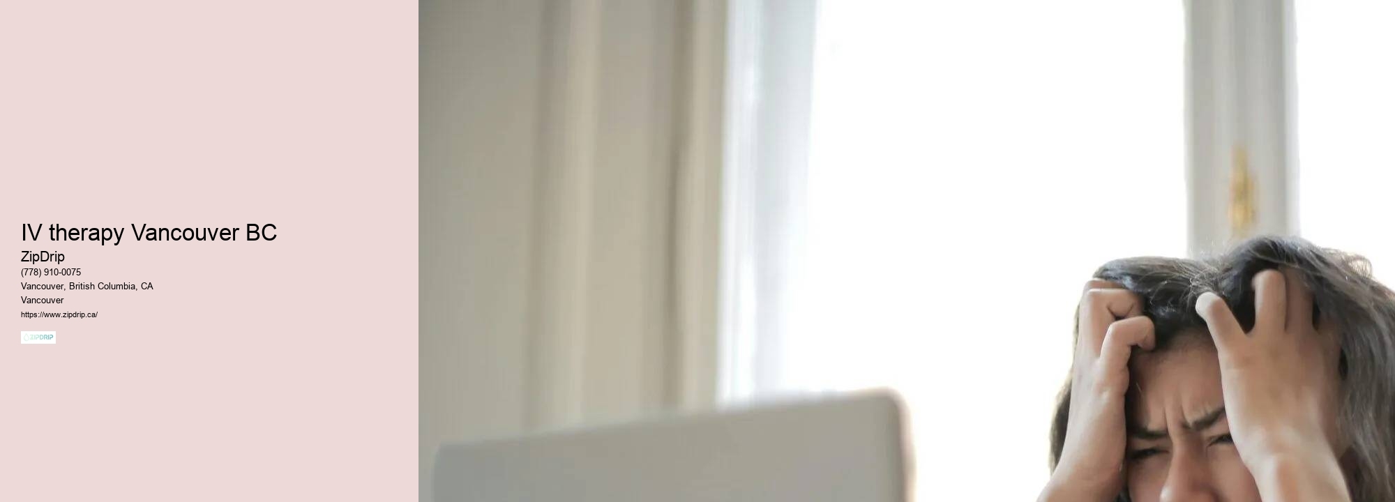 Vitamin drip therapy at home Vancouver