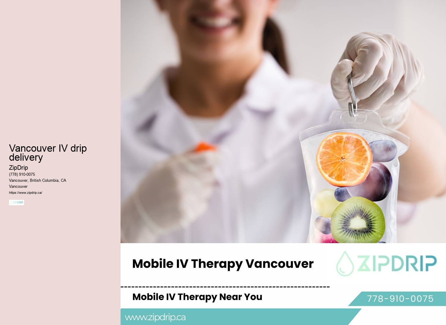 Mobile IV therapy for athletes