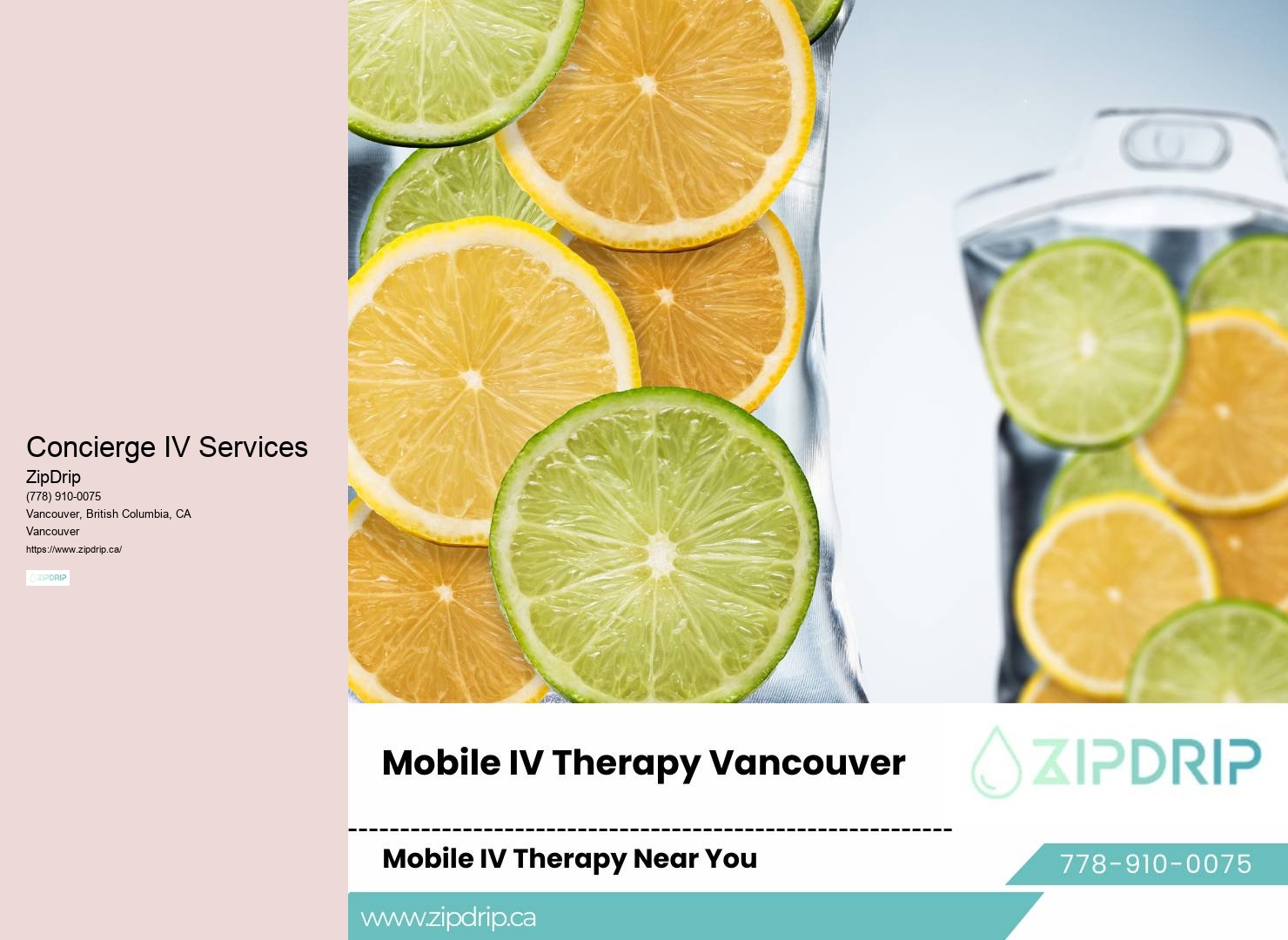 Vitamin IV Therapy Vancouver