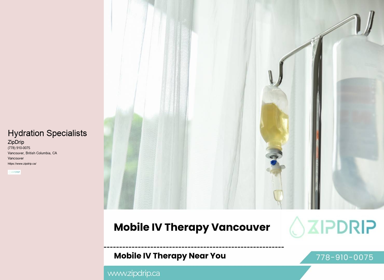 IV Therapy for Headache Vancouver