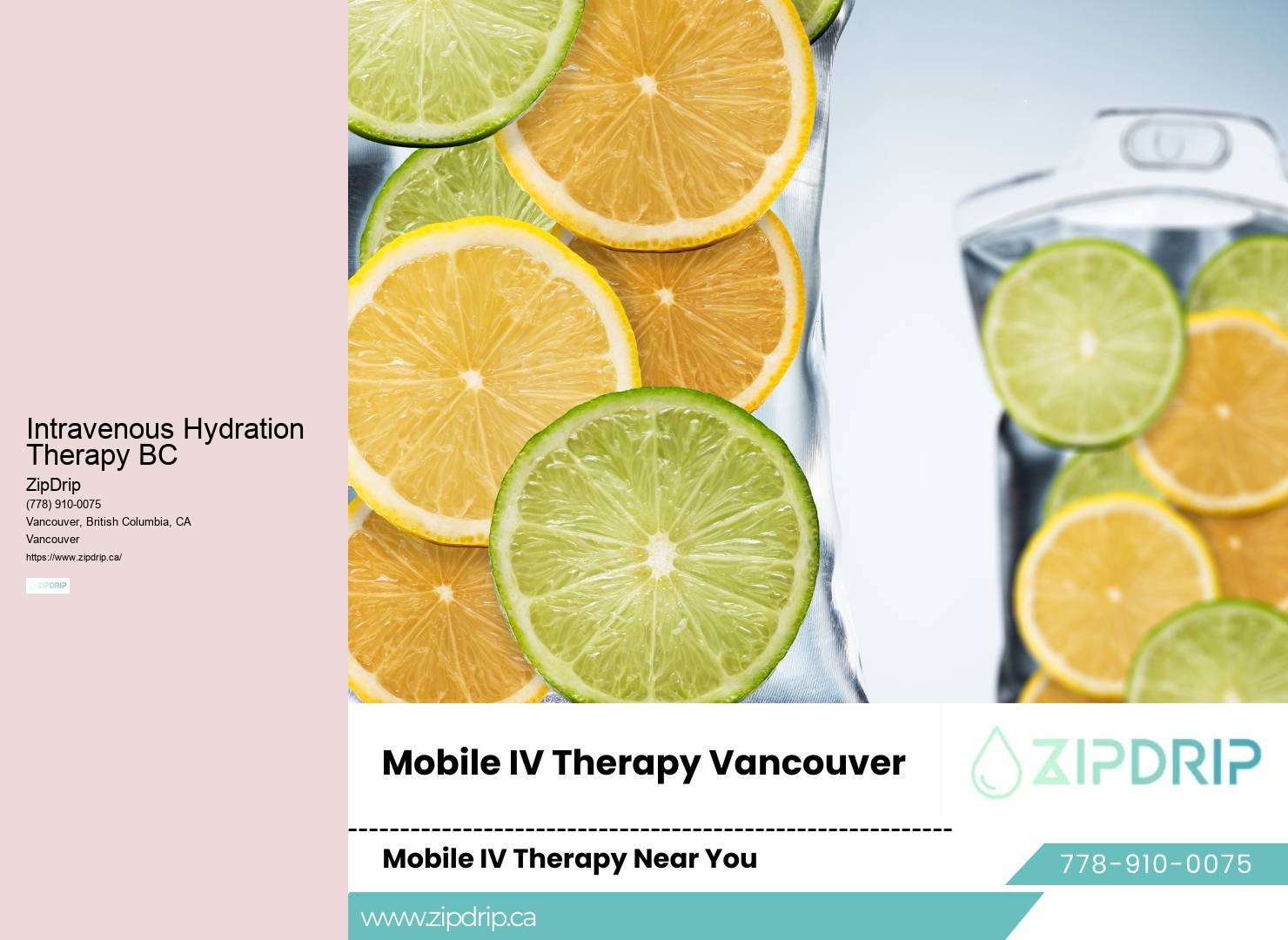IV Therapy for Hangover Cleanse Vancouver