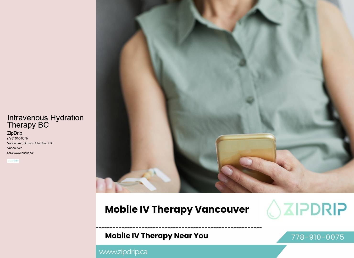 Refresh with IV Drips
